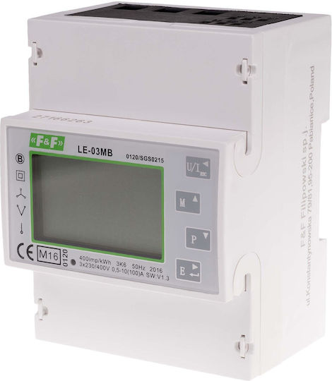 F&F Ampermetru Panou Electric Digital Trifazat LE-03MB