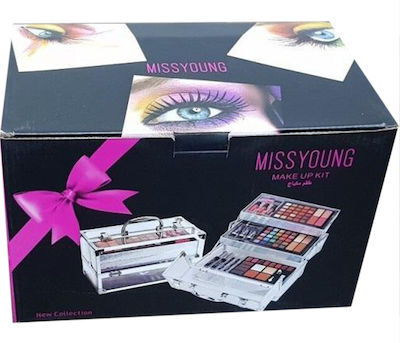 Miss Young Cosmetic Box for Face, Eyes, Lips & Eyebrows 47pcs