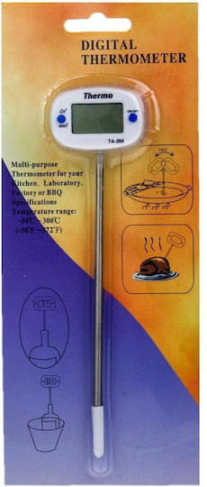 Termometru Digital Alimentar BBQ Cu Sondă +50°C / +300°C