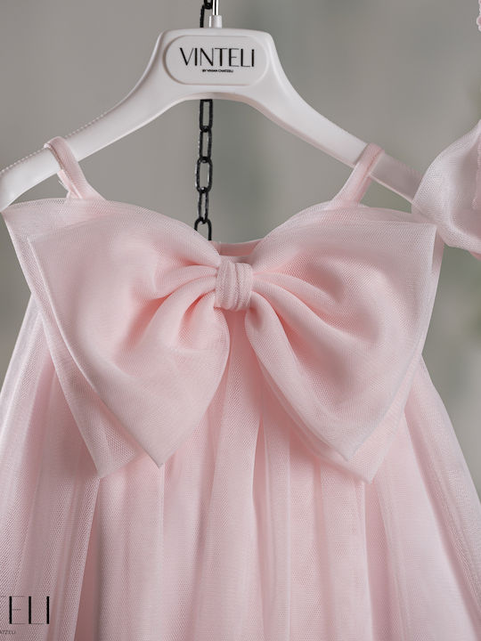 Vinteli Pink Baptism Dress