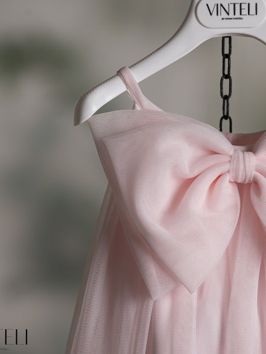 Vinteli Pink Baptism Dress