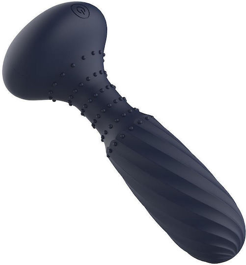 Dream Toys Πρωκτική Σφήνα με Δυνατότητα Ασύρματης Λειτουργίας και Δόνηση Μαύρη 25cm