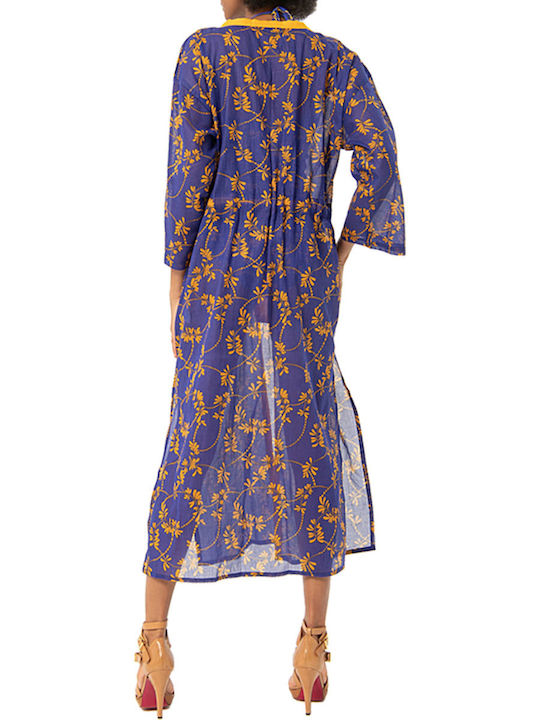 Surkana Women's Kimono Blue