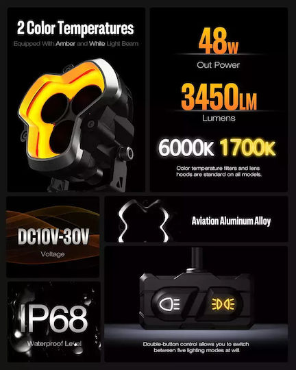 NovSight LED 90W 7.62cm 1Stück