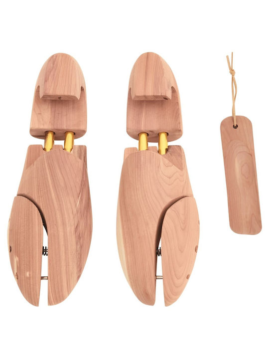 Vidaxl Shoe Tree Size Eu 38-39 Solid Cedar Wood