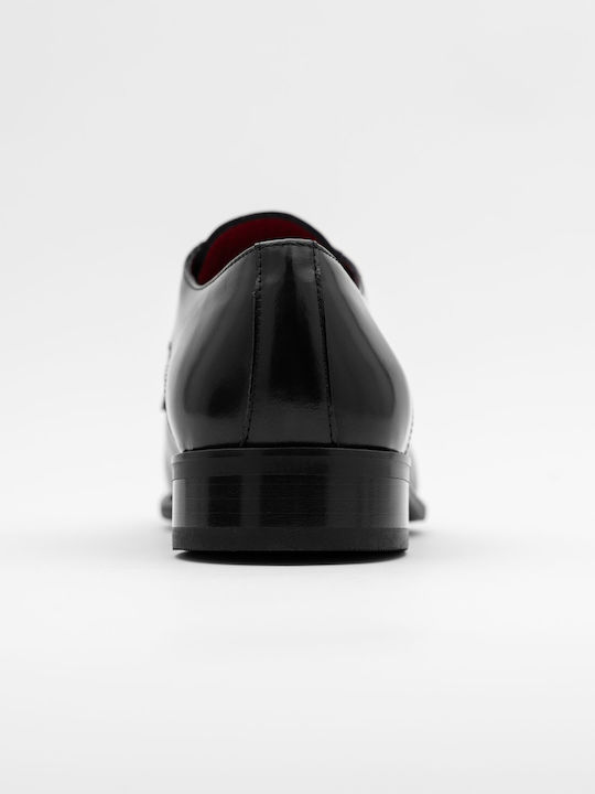 Leder Herrenschuhe Schwarz