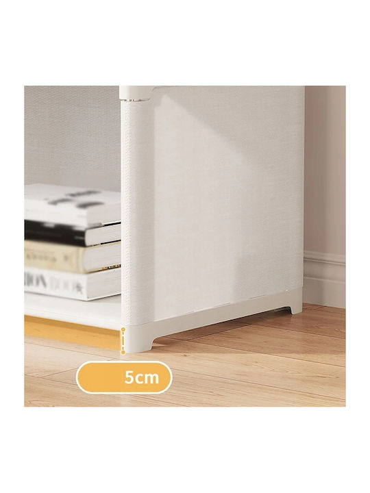 Single Door Wardrobe Black 40x28x125cm