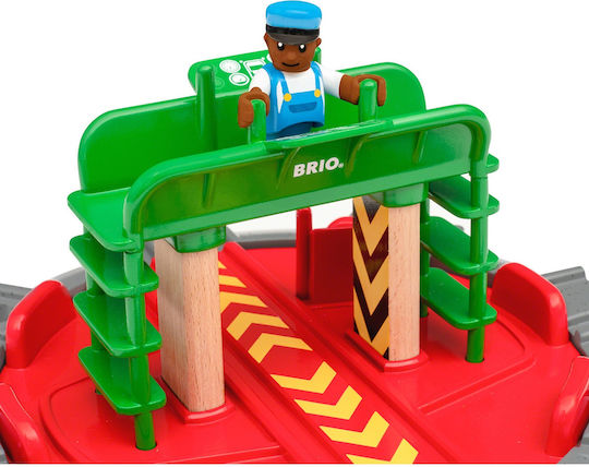 Locomotivă cu aburi cu platbandă Brio Bridge Control Train 33476