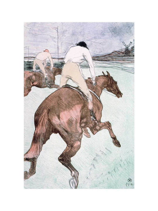 Jockey Картина на Платно 50x40см