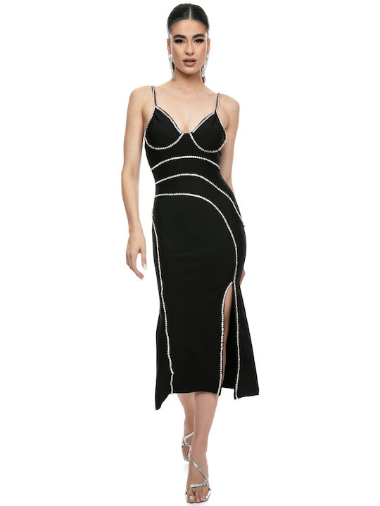 Rochie Elastic Rochie Elastic strălucitor Pietre de stras