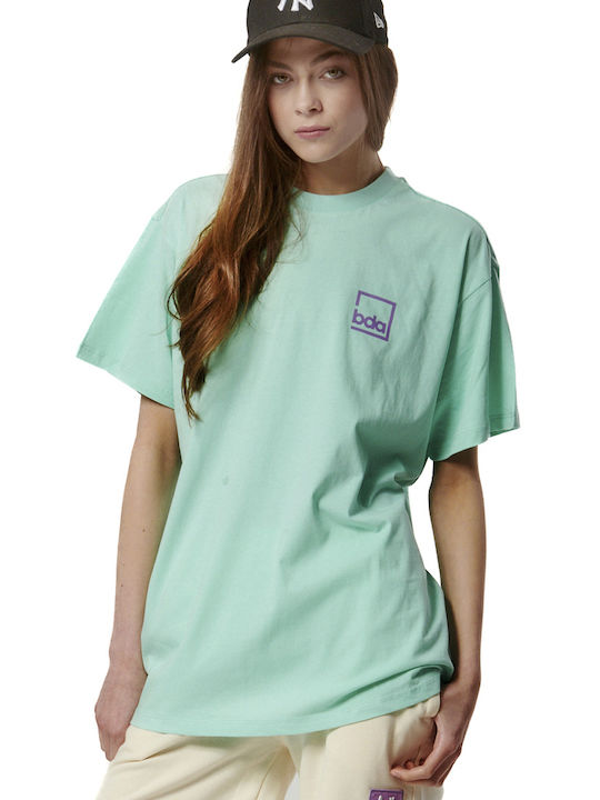 Body Action Women's Athletic Oversized T-shirt Glass Green