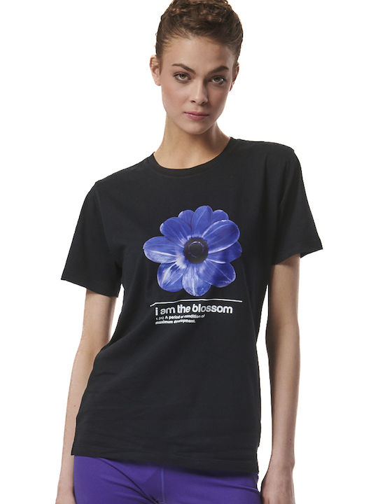 Дамски T-shirt Черно