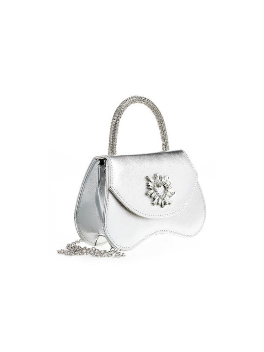 Verde Damen Tasche Silber