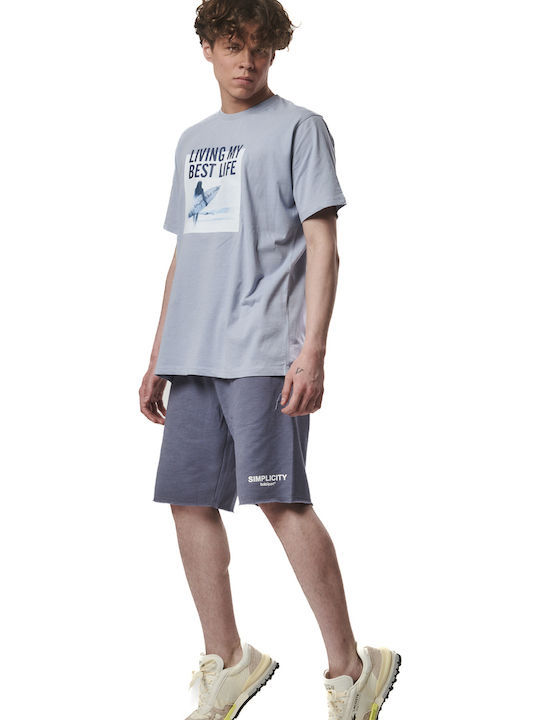 Raw Edje Men's Athletic Shorts Gray