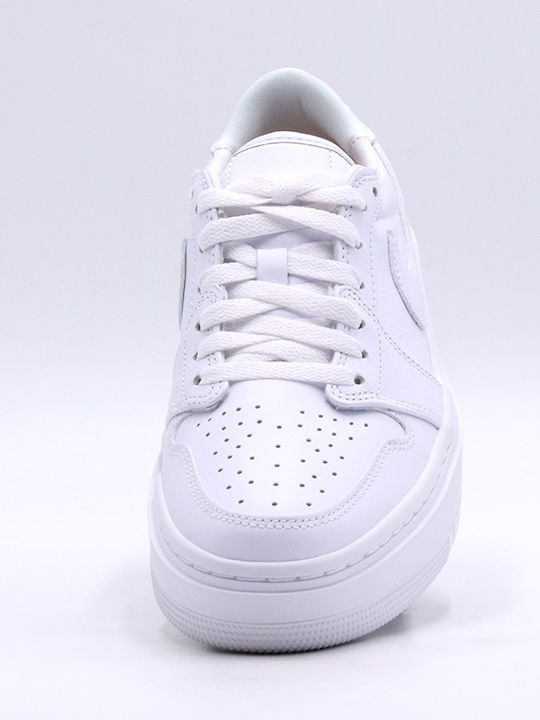 Air  1 Elevate Low Adidași Flatforms Pentru Femei Alb