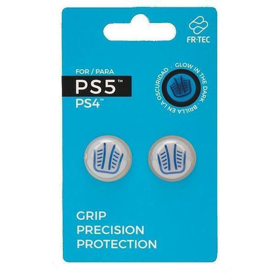 FR-TEC Thumb Grips Χειριστηρίου για PS4 / PS5 σε Λευκό χρώμα