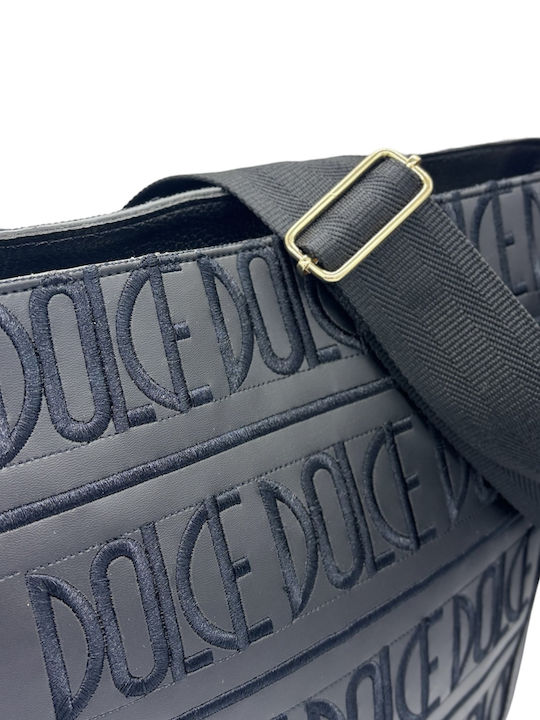 Dolce Damen Tasche Schulter Schwarz