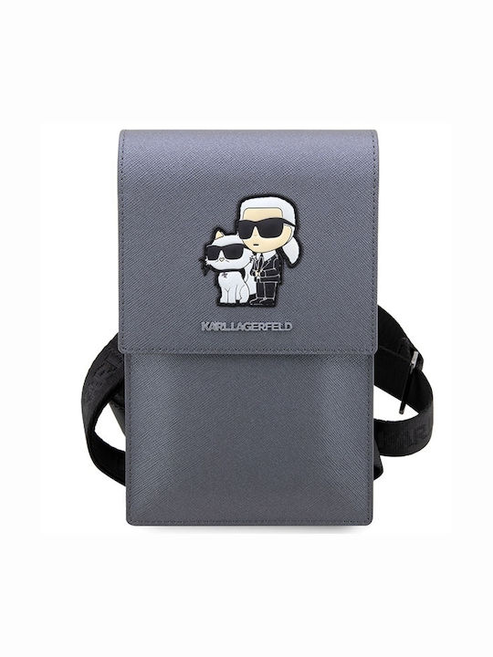 Karl Lagerfeld Geantă de damă Crossbody Argint