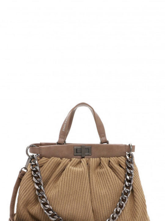 Emily & Noah Damen Tasche Shopper Schulter Beige