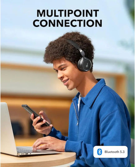 Soundcore by Anker H30i Bluetooth Wireless On Ear Headphones with 70 hours of Operation and Quick Charge Black