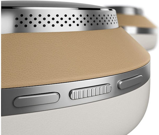 Bowers & Wilkins Px8 Wireless Wired Over Ear Headphones with 30 Hours Playing Time and Quick Charge Tan Grey Leather