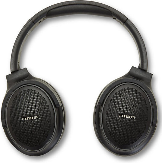 Aiwa HST-250BT Wireless / Wired Over Ear Headphones with 13 hours of Operation Black