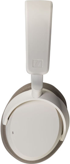 Sennheiser Accentum Ασύρματα / Ενσύρματα Over Ear Ακουστικά με 50 ώρες Λειτουργίας και Quick Charge Λευκά