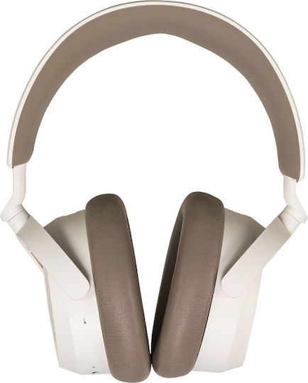 Sennheiser Accentum Ασύρματα / Ενσύρματα Over Ear Ακουστικά με 50 ώρες Λειτουργίας και Quick Charge Λευκά