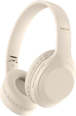 Havit H628BT Wireless/Wired Over Ear Headphones with 9 hours of Operation Beige 21.05.0118