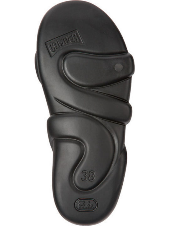 Women's Flat Sandals in Black Color