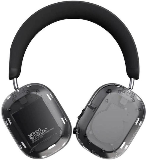Mondo Wireless / Wired Over Ear Headphones with 45 hours of Operation and Quick Charge Transparent