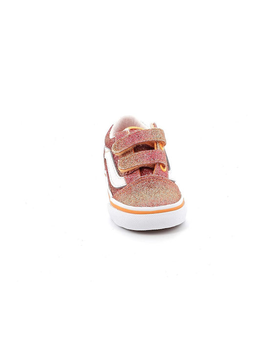 Old Skool Old Skool V Kids Sneakers with Scratch Orange