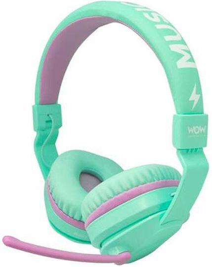 WOW Generation WOW00026 Wireless On Ear Multimedia Headphone with Microphone Bluetooth Multicolour