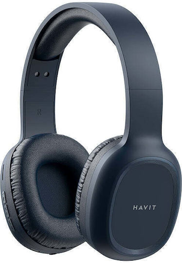 Havit H2590BT PRO Безжични / Жични Over Ear Слушалки с Радио с 4 часа Работа Сини