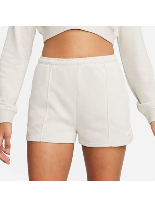 Nike Women's Terry Sporty Shorts White