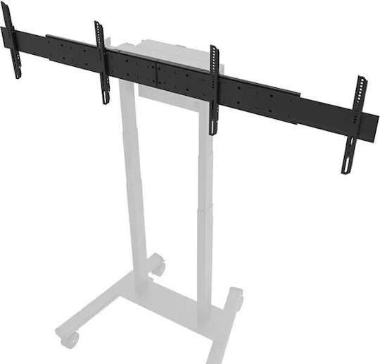 Neomounts ADM-875BL2 Βάση Τηλεόρασης Δαπέδου έως 65" και 100kg Μαύρο