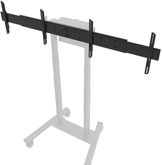 Neomounts ADM-875BL2 Βάση Τηλεόρασης Δαπέδου έως 65" και 100kg Μαύρο
