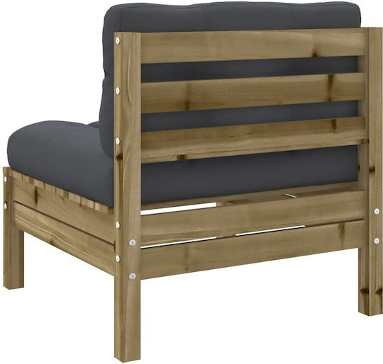 vidaXL Garden & Outdoor Furniture Set Living Room 6 Pieces Anthracite with Pillows