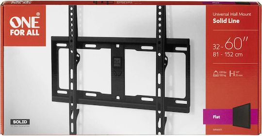 One For All WM 4411 Επιτοίχια έως 60" και 100kg
