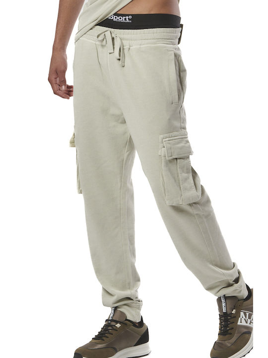 Body Action Men's Sweatpants with Rubber Gray