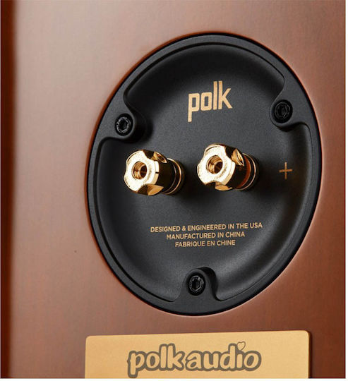 Polk Audio Reserve R200 Anniversary Edition Ζεύγος Ηχείων Hi-Fi Βιβλιοθήκης 2 Δρόμων Π19xΒ35.38xΥ35.9εκ. Καφέ