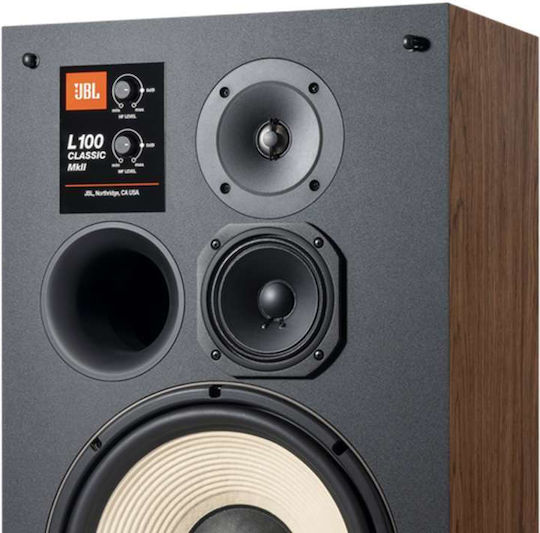 JBL L100 Classic MKII JBLL100MK2BLU Pereche Boxe Hi-Fi Bookself 200W 3 Nr. de șoferi Roșu