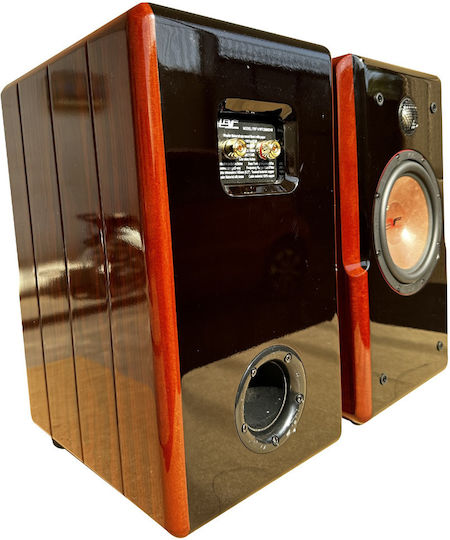 TRF WTCB652HS WTCB652HS B/BR Paar Hi-Fi Lautsprecher Buch selbst 80W 2 Anzahl von Fahrern Brown/Black