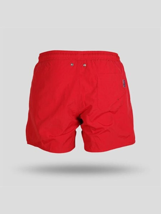 John Frank Men's Swimwear Bermuda Red