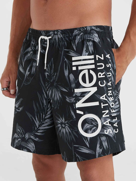 O'neill Cali Herren Badebekleidung Shorts BLK Blumen