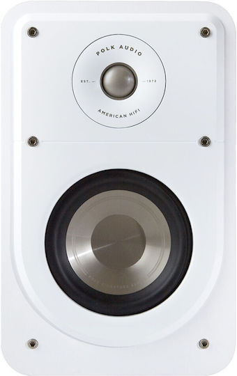 Polk Audio Signature Elite ES15 Paar Hi-Fi Lautsprecher Buch selbst 100W 2 Anzahl von Fahrern B19.1xT25.9xH30.5cm. Weiß