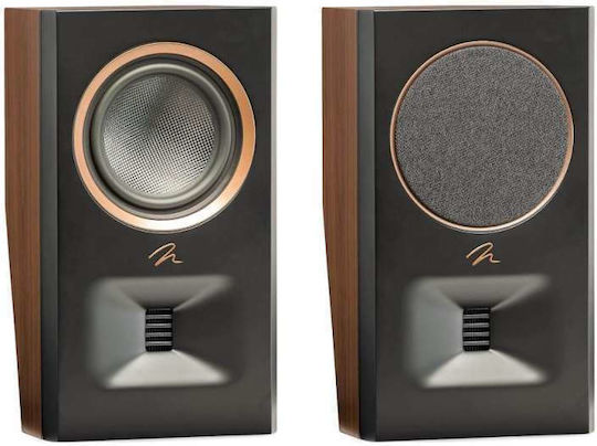 Martin Logan Motion Foundation MP10 Paar Hi-Fi Lautsprecher Buch selbst 200W 2 Anzahl von Fahrern B20.3xT12.7xH35.6cm. Walnuss