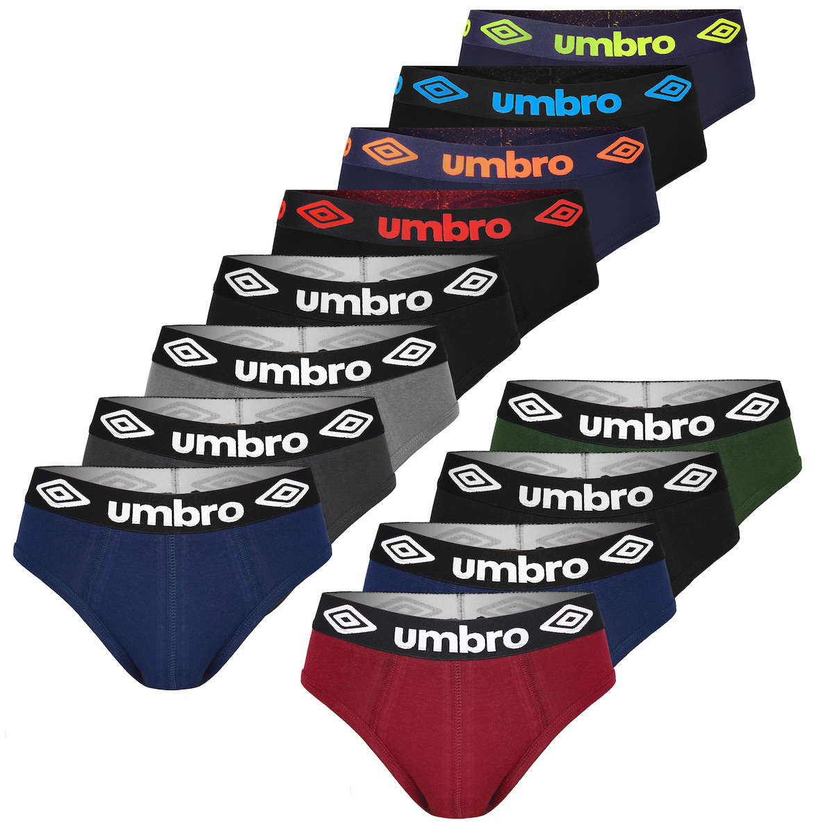 Briefs Umbro Uomo UMBRO Offerta Pezzi Boxer Uomo Moda Colorato