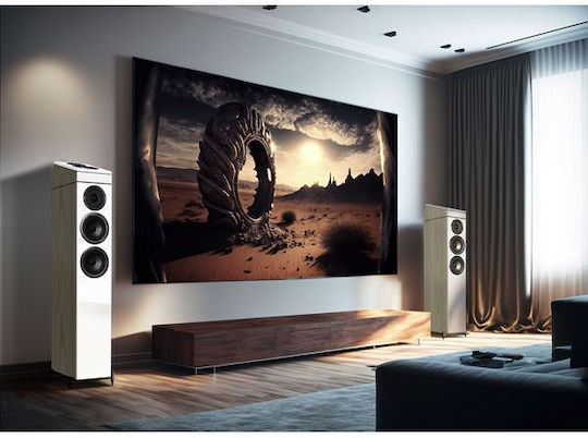 Wharfedale Diamond 12 3D S019.31750 Pereche Boxe Hi-Fi Bookself 120W 2 Nr. de șoferi L18xA14.5xÎ31cm. Stejar / Alb
