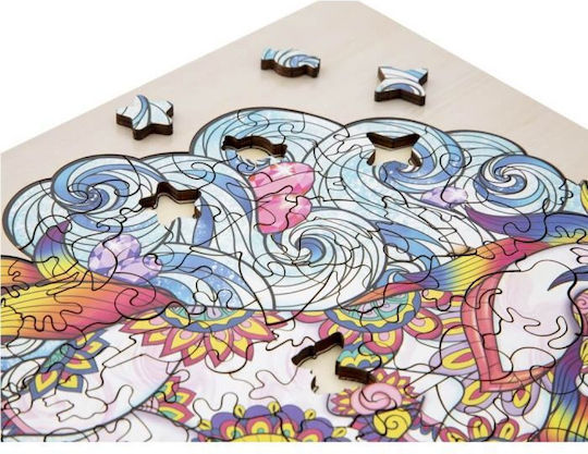 Holz Kinderpuzzle Unicorn 129pcs Grafix